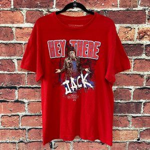 Duck Dynasty Hey There Jack T-Shirt Men Size Large L Red 2013 A&E Television